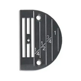 Generic Heavy Duty Needle Plate W/ Line Gauge - Sewing Machine Parts - 143169LG
